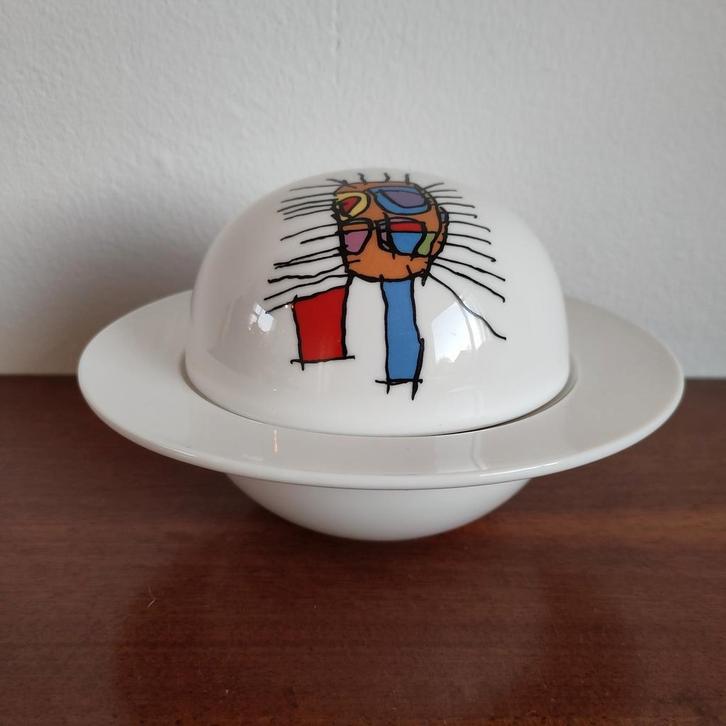 Yong botervloot, Huis en Inrichting, Keuken | Servies, Zo goed als nieuw, Overige typen, Overige stijlen, Porselein, Ophalen of Verzenden