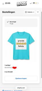 Bankzitters Grande Felicia Shirt - Maat M - Limited 1/100, Kleding | Heren, T-shirts, Ophalen of Verzenden, Zo goed als nieuw