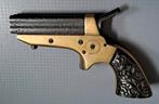 Antiek Brits .22 Short 4 loops derringer pistool zwartkruit, Ophalen of Verzenden