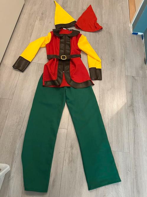 Kabouter / dwergenpak maat 164, Kinderen en Baby's, Carnavalskleding en Verkleedspullen, Zo goed als nieuw, Jongen, 158 t/m 164