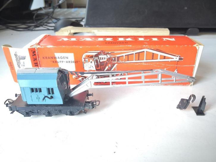 modeltrein H0 spoor, 4611 kraan Marklin, Hobby en Vrije tijd, Modeltreinen | H0, Zo goed als nieuw, Gelijkstroom, Märklin, Ophalen of Verzenden
