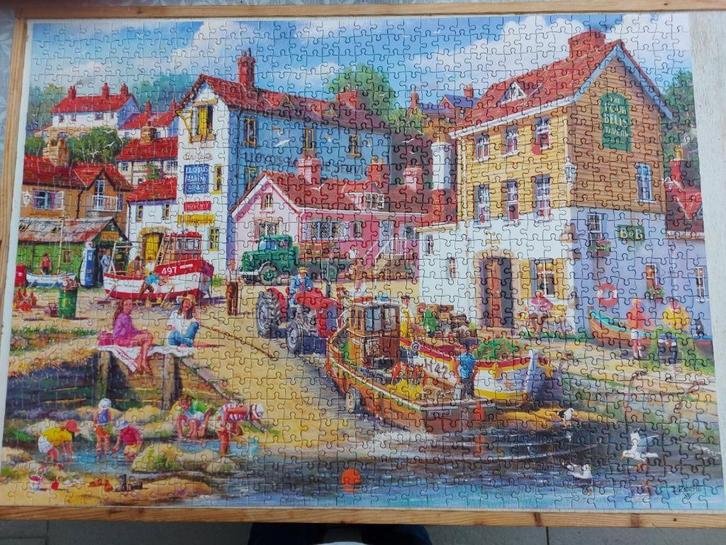 Prachtige Legpuzzel 1000 Stukjes, Hobby en Vrije tijd, Denksport en Puzzels, Zo goed als nieuw, Legpuzzel, 500 t/m 1500 stukjes