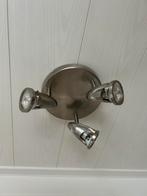 Drie spots metaal - zgan, Ophalen of Verzenden, Zo goed als nieuw, Metaal