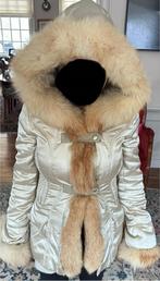 Pellessimo Jas met Fake Fur - Maat 36, Ophalen of Verzenden, Zo goed als nieuw, Maat 36 (S), Beige