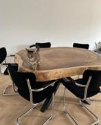 Suar Boomstamtafel salontafel boomstam schijf massief rond, Ophalen of Verzenden, Vijf personen of meer, Rechthoekig, Nieuw