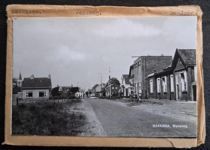 Makkinga, 1 x glasplaat JosPe,  zuivelfabriek, Verzamelen, Ansichtkaarten | Nederland, Ongelopen, Friesland, 1960 tot 1980, Ophalen of Verzenden