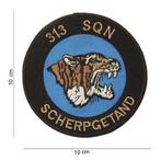 Patch 313 SQN scherpgetand, Verzamelen, Ophalen of Verzenden, Luchtmacht, Nederland, Os
