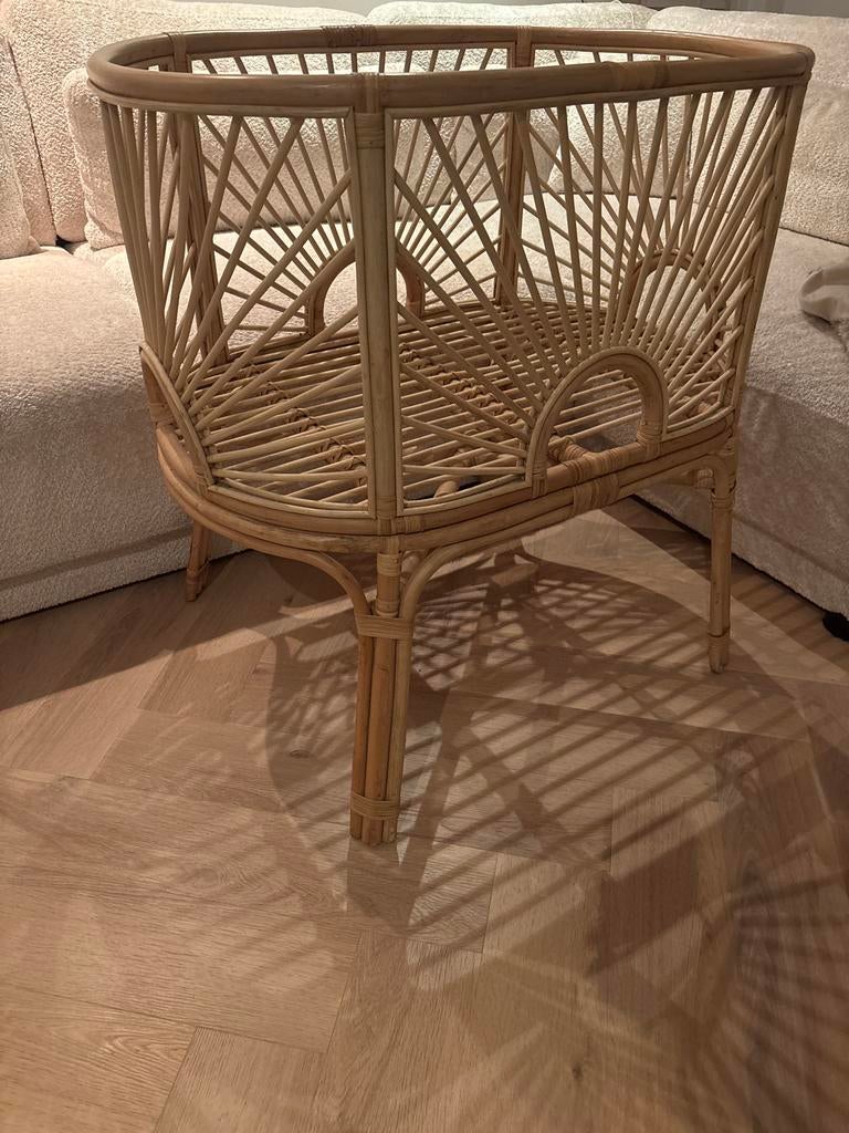 Rotan Wiegje - Zo Goed Als Nieuw, Kinderen en Baby's, Babywiegjes en Ledikanten, Ophalen of Verzenden, Zo goed als nieuw, Wieg