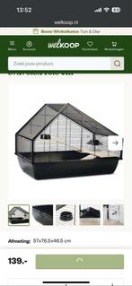 Hamsterkooi zwart, Kooi, Zo goed als nieuw, Ophalen, Minder dan 60 cm