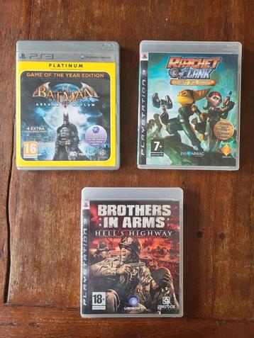 Batman | Ratchet & Clank | Brothers in Arms - PS3 beschikbaar voor biedingen