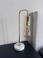 Nachtlampjes tafellamp goud marmer 2 stuks, Ophalen, Zo goed als nieuw, Minder dan 50 cm