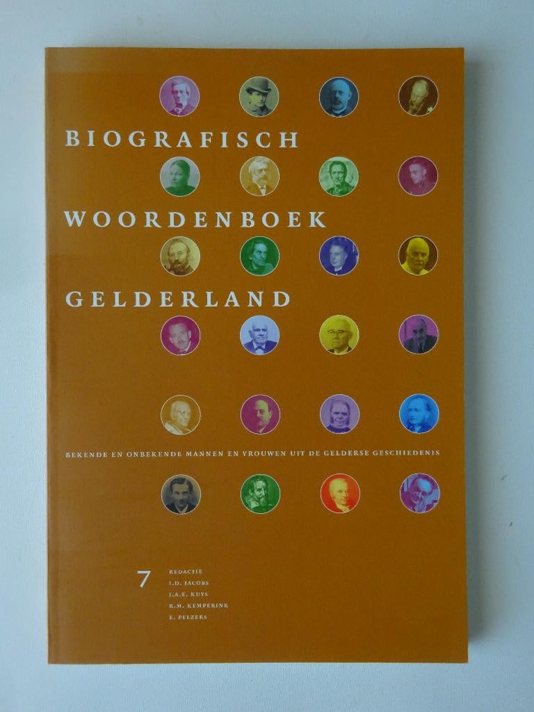 Biografisch Woordenboek Gelderland. (B. 479), Ophalen of Verzenden, Zo goed als nieuw, Meerdere auteurs