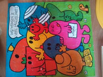 Leuke kinderpuzzel met figuren beschikbaar voor biedingen