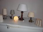 6 stuks tafellampen +2 kapjes alles voor €12, Ophalen of Verzenden, Zo goed als nieuw, Minder dan 50 cm