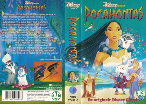 POCAHONTAS - POCAHONTAS (VHS VIDEO), Cd's en Dvd's, Dvd's | Tekenfilms en Animatie, Zo goed als nieuw, Europees, Tekenfilm, Alle leeftijden