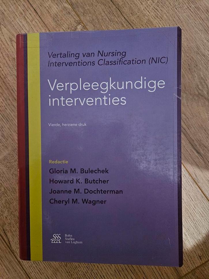 Verpleegkundige Interventies (NIC) - Vierde Druk, Boeken, Studieboeken en Cursussen, Gelezen, HBO, Alpha, Ophalen of Verzenden