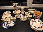Orgineel boerenbont servies, Antiek en Kunst, Antiek | Servies los, Ophalen