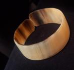 Hoorn buffel  manchet armband, Sieraden, Tassen en Uiterlijk, Ophalen of Verzenden, Zo goed als nieuw, Zilver