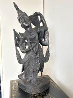 Prachtig gestoken hardhouten (coromandel) beeld, Antiek en Kunst, Ophalen of Verzenden