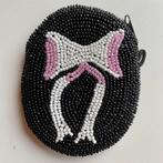 Schattige kralen portemonnee - zwart roze - merk Spoom, Sieraden, Tassen en Uiterlijk, Portemonnees, Ophalen of Verzenden, Nieuw