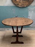 Antieke Franse wijntafel, table vigneron., Antiek en Kunst, Antiek | Meubels | Tafels, Ophalen of Verzenden