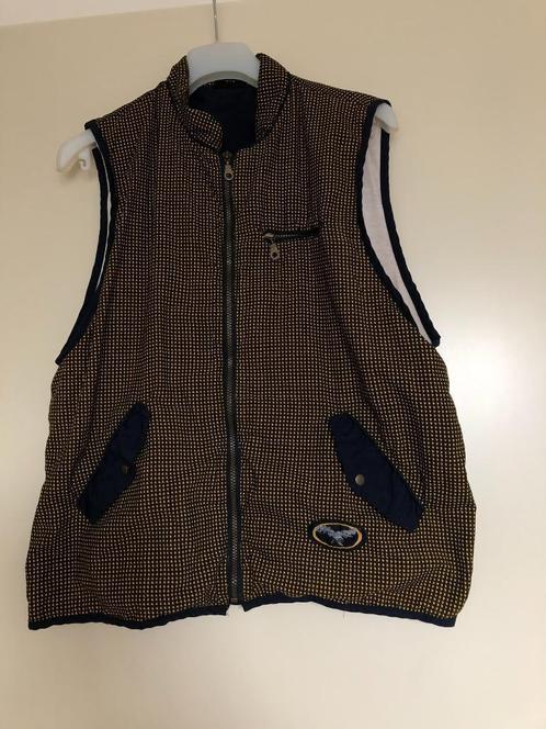 Dunne bodywarmer Rucanor, maat M, blauw/geel, gevoerd, Kleding | Heren, Bodywarmers, Zo goed als nieuw, Maat 48/50 (M), Zwart