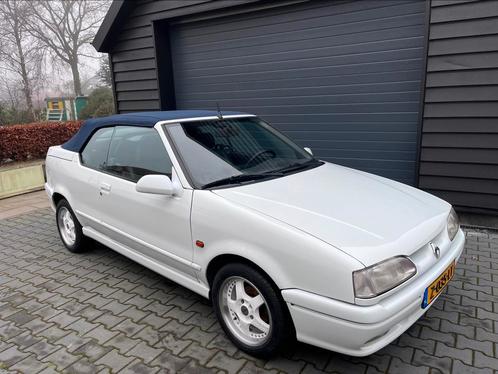 Renault 19 Cabrio, 4 persoons, Bouwjaar 1992, 217.000 Km., Auto's, Renault, Particulier, Elektrische ramen, Lederen bekleding