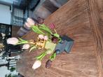 Heinen delfts blauw tulpenvaas, Huis en Inrichting, Ophalen, Zo goed als nieuw