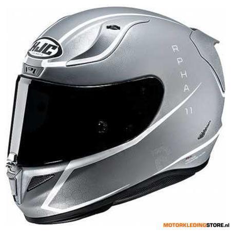 HJC Motorhelm  RPHA 11 Jarban, Grijs-Wit, Motoren, Kleding | Motorhelmen, Nieuw met kaartje, Ophalen of Verzenden