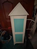 Leuke houten kast met planken, Huis en Inrichting, Kasten | Kledingkasten, Ophalen, Minder dan 50 cm, Gebruikt, 150 tot 200 cm