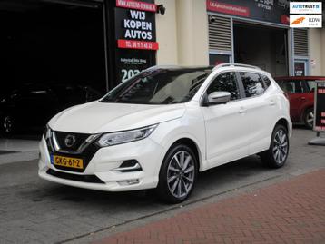 Nissan Qashqai 1.3 DIG-T Tekna + Automaat Navi Camera Pano P beschikbaar voor biedingen