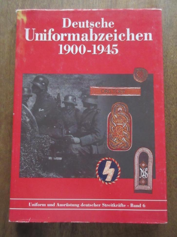 Deutsche Uniformabazeichen 1900-1945, Verzamelen, Militaria | Tweede Wereldoorlog, Boek of Tijdschrift, Duitsland, Ophalen of Verzenden