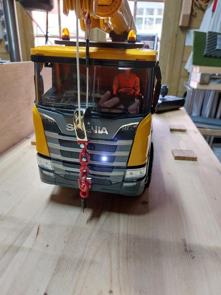 RC gestuurde kraanwagen, Hobby en Vrije tijd, Modelbouw | Radiografisch | Auto's, Nieuw, Auto onroad, Elektro, Schaal 1:16, RTR (Ready to Run)