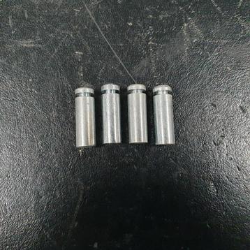 4x Almawood metalen schappendragers, plankendragers, legbor beschikbaar voor biedingen