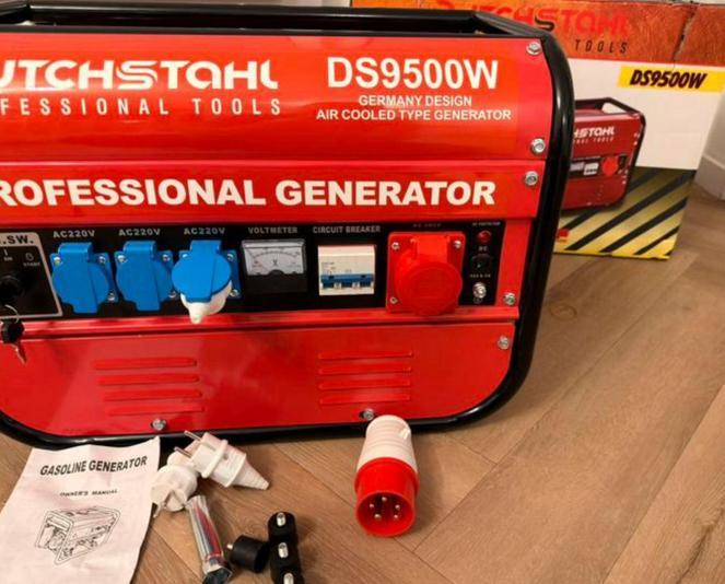 Nood generator aggregaat, Doe-het-zelf en Verbouw, Aggregaten, Zo goed als nieuw, Benzine, Minder dan 5 kVA, Elektrisch startend