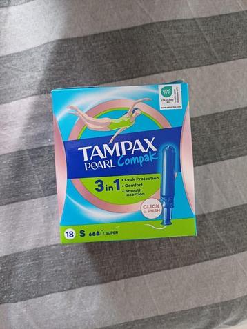 Tampax pearl compak 3 in 1 Super ( S ) beschikbaar voor biedingen