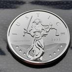 2022 Gibraltar 1 oz Silver Lady Justice BU, Verzenden, Overige landen, Zilver