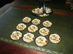 Arnhems plateel pindastel petit four bonbonniere - 11 delig, Ophalen of Verzenden
