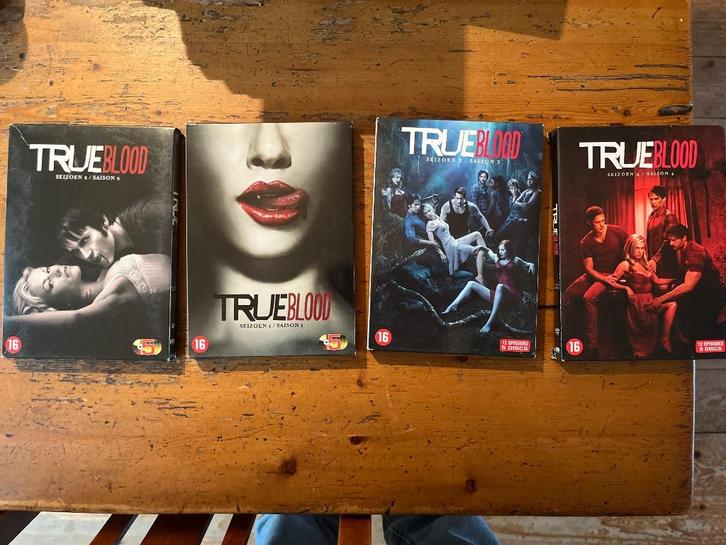 True Blood (4 seizoenen, 20 dvd's), Cd's en Dvd's, Dvd's | Actie, Gebruikt, Actie, Vanaf 16 jaar, Ophalen of Verzenden