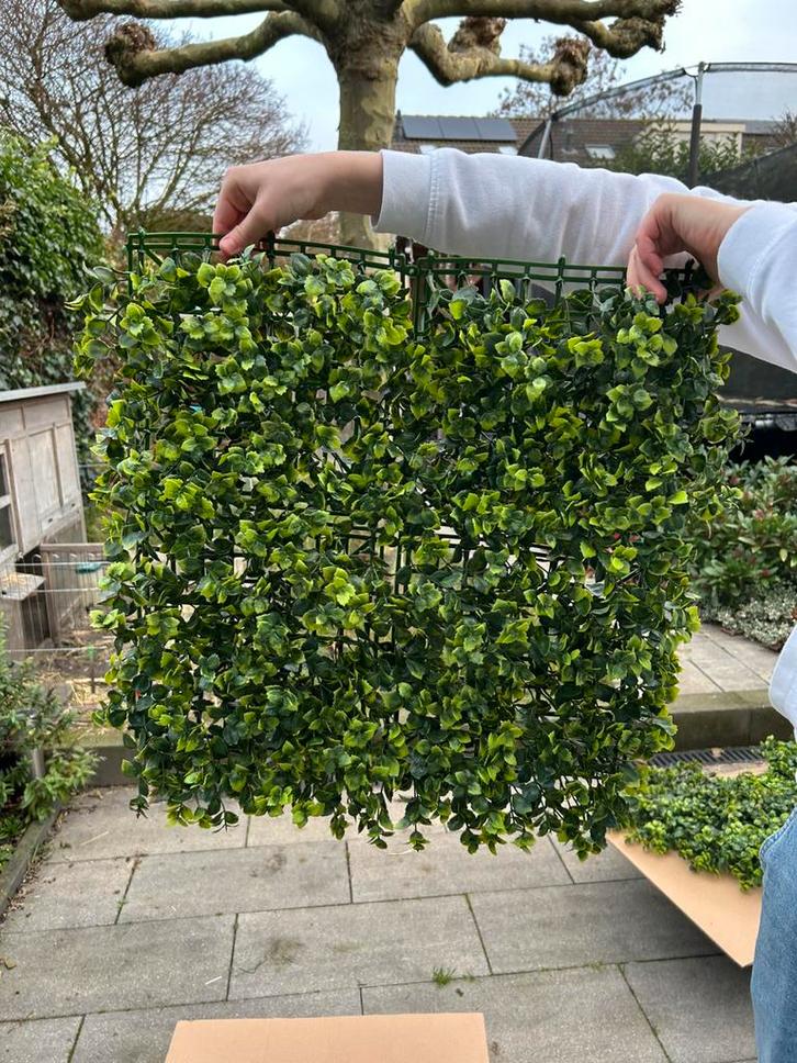 Kunsthaag weekend aanbieding, Huis en Inrichting, Woonaccessoires | Kunstplanten en Kunstbloemen, Gebruikt, Binnen, Buiten, Ophalen