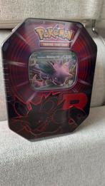 Pokemon Team Rocket’s Nidoking EX Tin - Nieuw, Hobby en Vrije tijd, Verzamelkaartspellen | Pokémon, Ophalen of Verzenden, Nieuw