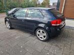 Audi A3 2.0 110KW 3D 2003 Zwart, Auto's, Voorwielaandrijving, 65 €/maand, Stof, 4 cilinders