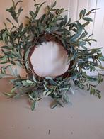 Olijf eucalyptus krans Ø30cm – 2 stuks beschikbaar, Ophalen of Verzenden, Zo goed als nieuw
