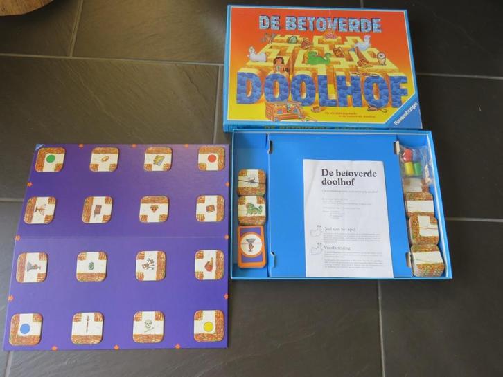 De betoverde doolhof, bordspel voor 8-99 jaar., Hobby en Vrije tijd, Gezelschapsspellen | Bordspellen, Gebruikt, Ophalen of Verzenden