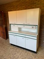 Vintage jaren '60/'70 keukenkast - retro formica kast, Ophalen, Kunststof, Gebruikt, 100 tot 150 cm