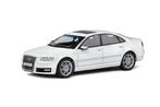 Audi S8 (D3) 2010 wit 1:43 Solido, Hobby en Vrije tijd, Modelauto's | 1:43, Verzenden, Nieuw, Auto, Solido