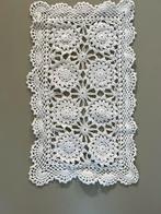 Rechthoekig gehaakt kleedje van katoen kleur wit, Ophalen of Verzenden