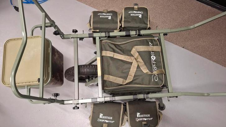 Carp Porter Lite Barrow Compleet Pakket, Watersport en Boten, Hengelsport | Karpervissen, Zo goed als nieuw, Overige typen, Ophalen