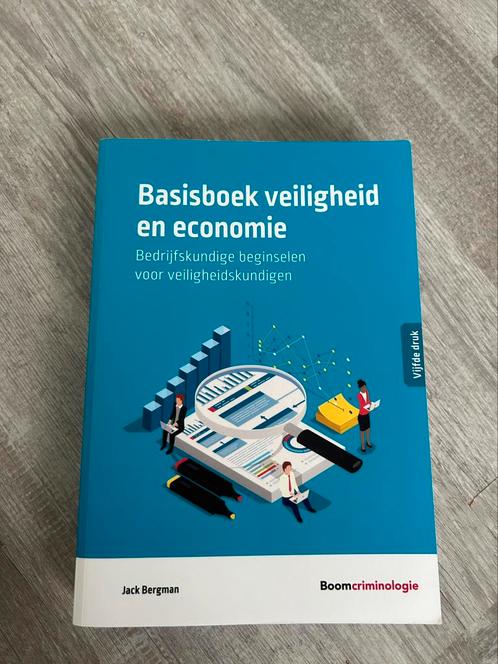 J.H.A.M. Bergman - Basisboek veiligheid en economie, Boeken, Studieboeken en Cursussen, Zo goed als nieuw, Ophalen of Verzenden