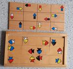 Houten kleuren en richtingen spel Educatief, Ophalen of Verzenden, Zo goed als nieuw, Puzzelen